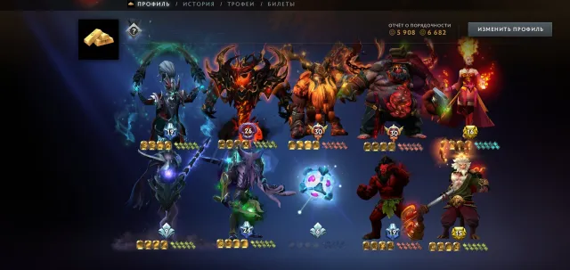 🎮X13АРКАН VOID,RAZOR,SHAKER,IO,AXE ВОИД,РАЗОР,ШЕЙКЕР,ИО,АКС🎮4 ГРАНДМАСТЕРА(30ТИР)🎮ВСЕ НА СКРИНАХ, Продажа, 3300 MMR, 6682 порядочности, 5902 вежливости, 11703 матчей