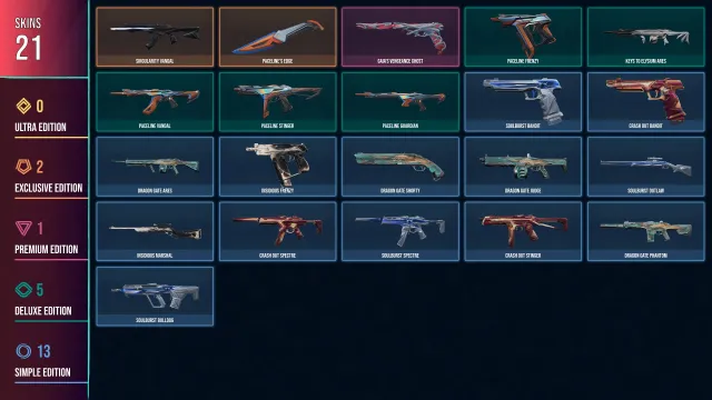 🥑 NA 🥑 1 KNIFE 🥑 21 SKINS 🥑 VALUE: 3950 VP 🥑 RANKED READY 🥑 48 LEVEL 🥑 Gq2wj 🥑, Sale, Ranked unlocked, Agents: 11, Skins: 21
