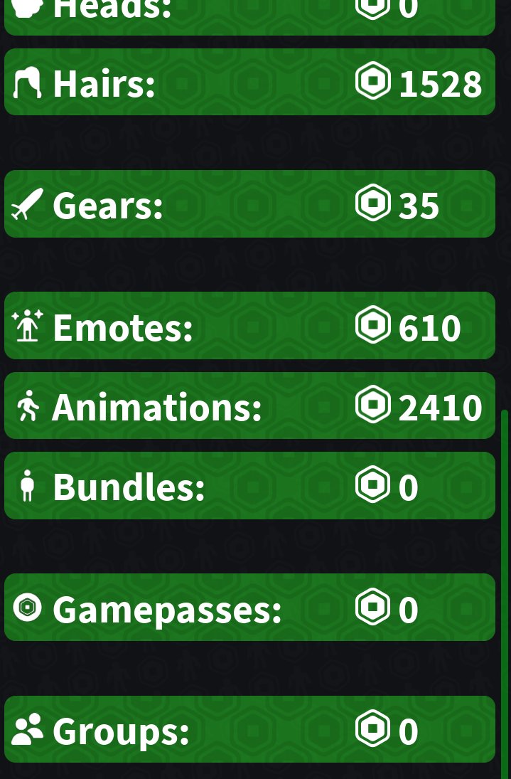 Roblox account total in description, Sale, Voice chat: No