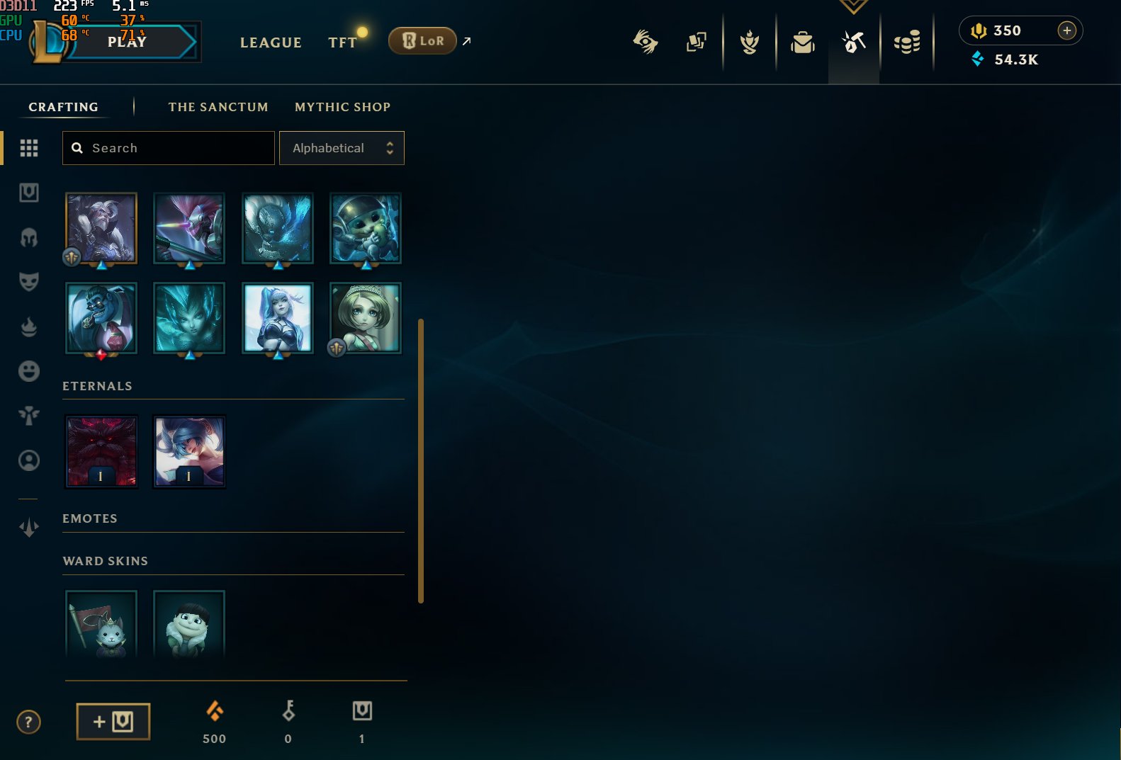 💥EUW💥🖐HANDLEVELED🖐🟥 350 RP ✅UNRANKED ✅ 54.350 BE🔷13 SKINS🟥📩 FULL ACCESS 📩, Sale, level 30, champions 12, skins 13, Unranked