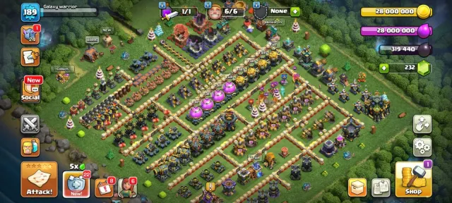 🏆 TH17 MAX DEFENSE 🏆 9X EQUIPMENT 🏆 16X SKINS 🏆 CLASSIC METEOR SCENERY 🏆 HEROS 54-71-38-45-30-6, 17 TH Родной Деревни