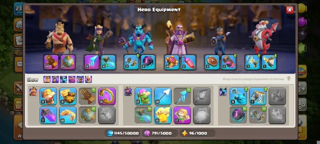 🔥 TH18 | Level 234 | Almost Max | 2500 Gems | Best Price| Instant Delivery, 18 TH Родной Деревни, 10 TH Строителя