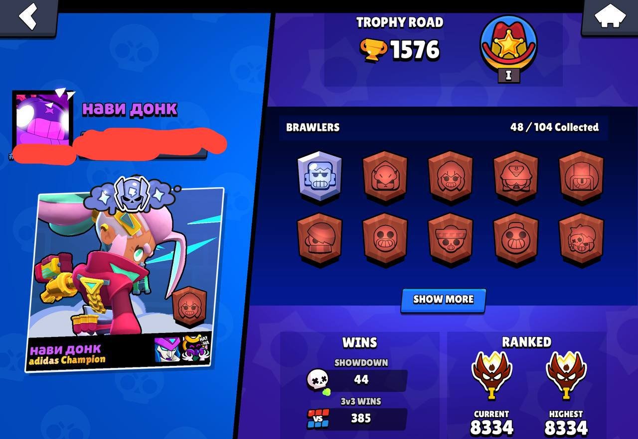 MASTER 2026 ★ SKINS FOR ~8K GEMS ◆ x9 11 LVLS ◆ 93 GEMS ◆ UNIQUE SKINS ◆ E-MAIL RELINKING, trophies 1576, brawlers 48
