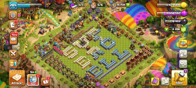 🏆 TH16 FULL MAX 🏆 2X LEAGUE SKIN 🏆 14X EQUIPMENT 🏆 4989 RAID MEDAL 🏆 22X SKIN🏆95-95-63-68-39 🏆, 16 TH Родной Деревни