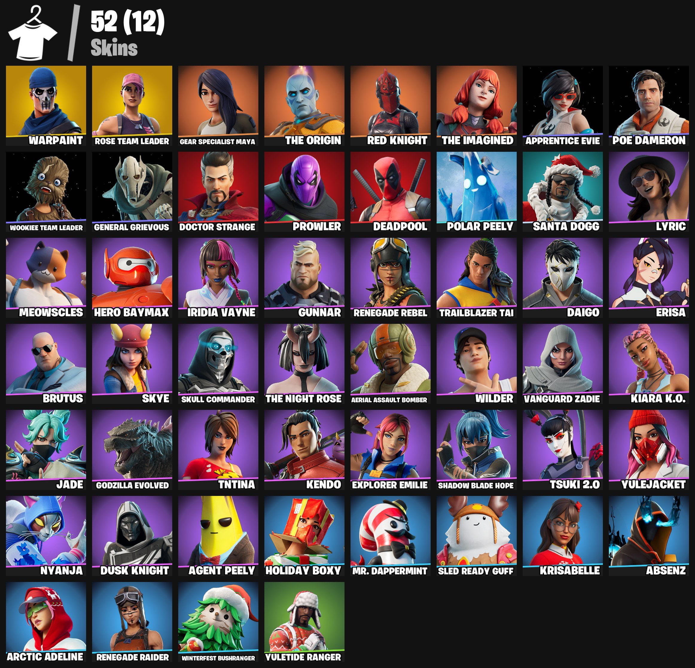 👑 RENEGADE RAIDER // GEAR SPECIALIST MAYA / RED KNIGHT / THE ORIGIN // 52 SKINS // PC-XBOX-PSN 👑, Sale, skins 52