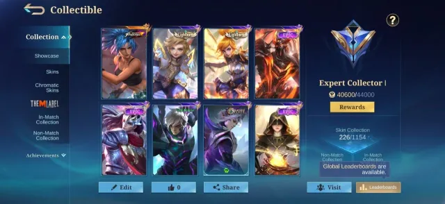 Kof karina💥rising lolita💥epic gord💥kagura💥moskov💥lancelot💥valir💥lunox💥emblem hero max, Продажа, Ранг: Эпик, Уровень: 79, Процент побед: 53%, Герои: 133, Облики: 226