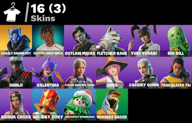 🔥 Level 460 | 16 Skins (Midas, Snake, Peter Griffin) | 199 Cosmetics | Full Access, Продажа, скины 16