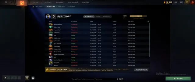 Gottheit 2 4810 MMR, Verkauf, 4810 MMR, 9649 Anstand, 9649 Höflichkeit, 291 Spiele, 193 Stunden
