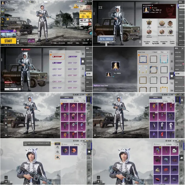 M416 Glacier Lvl 1/1 Material"Kar98 Lvl 1"Lvl 49"Rename Card"Europe Gold, Продажа, 49 уровень, Ранг: Золото, Нет мифик скинов, 1-9 прокачиваемых оружий, Нет килл чатов, Нет спорт каров