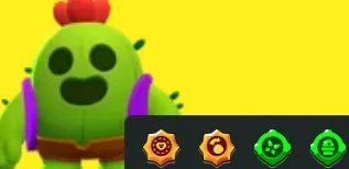⭐🟨 ⭐【 128 LVL | 32,480 trophies | KIT | SPIKE | SANDY | 13 leg. 】 🟨【 NO PHONE LINK 】🟨, 32 trophies, 104 brawlers, 8 primes