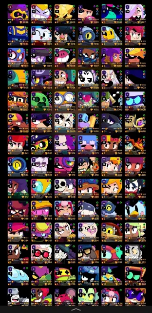 🏆OLD account since 2019🌌🏆See photos🌌ALL BRAWLERS🌐SUNSHINE GLORY 2🌐AFFORDABLE PRICE😋, 60200 trophies, 107 brawlers, 40 primes