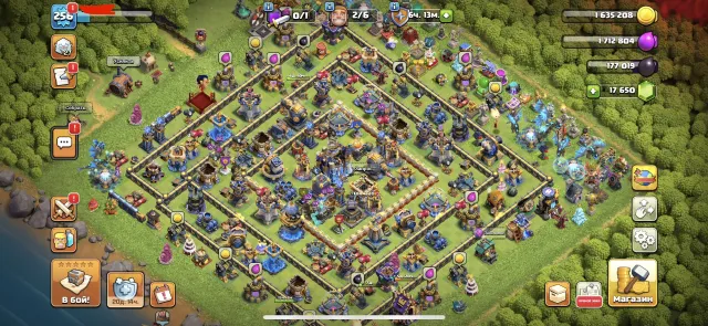 AUTO-GIVING ✅✨✨💳 | ⭐️ 256 🎀🔮 17.5K GEMS 💵 CHEAP DONATE 💫 110/107/88/77/51 💫, 18 TH Home Village, 10 TH Builder Base