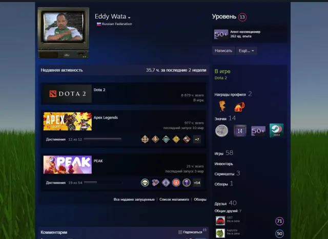 Dota 2 my account with MMR 5700 very low price, Sale, 5700 MMR, 3000 games, 8000 hours