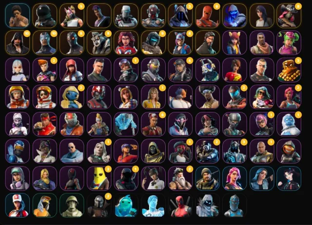FORTNITE COMPTE 86 SKINS TAKE THE L😎😎😎, Vente, skins 86