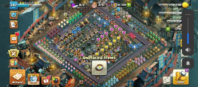 TH18 Maxed Account | Exp 247 | Heroes 106/105/95/82/55 | 1500 Nc➤good base➤6 epic max, 18 TH Родной Деревни, 10 TH Строителя