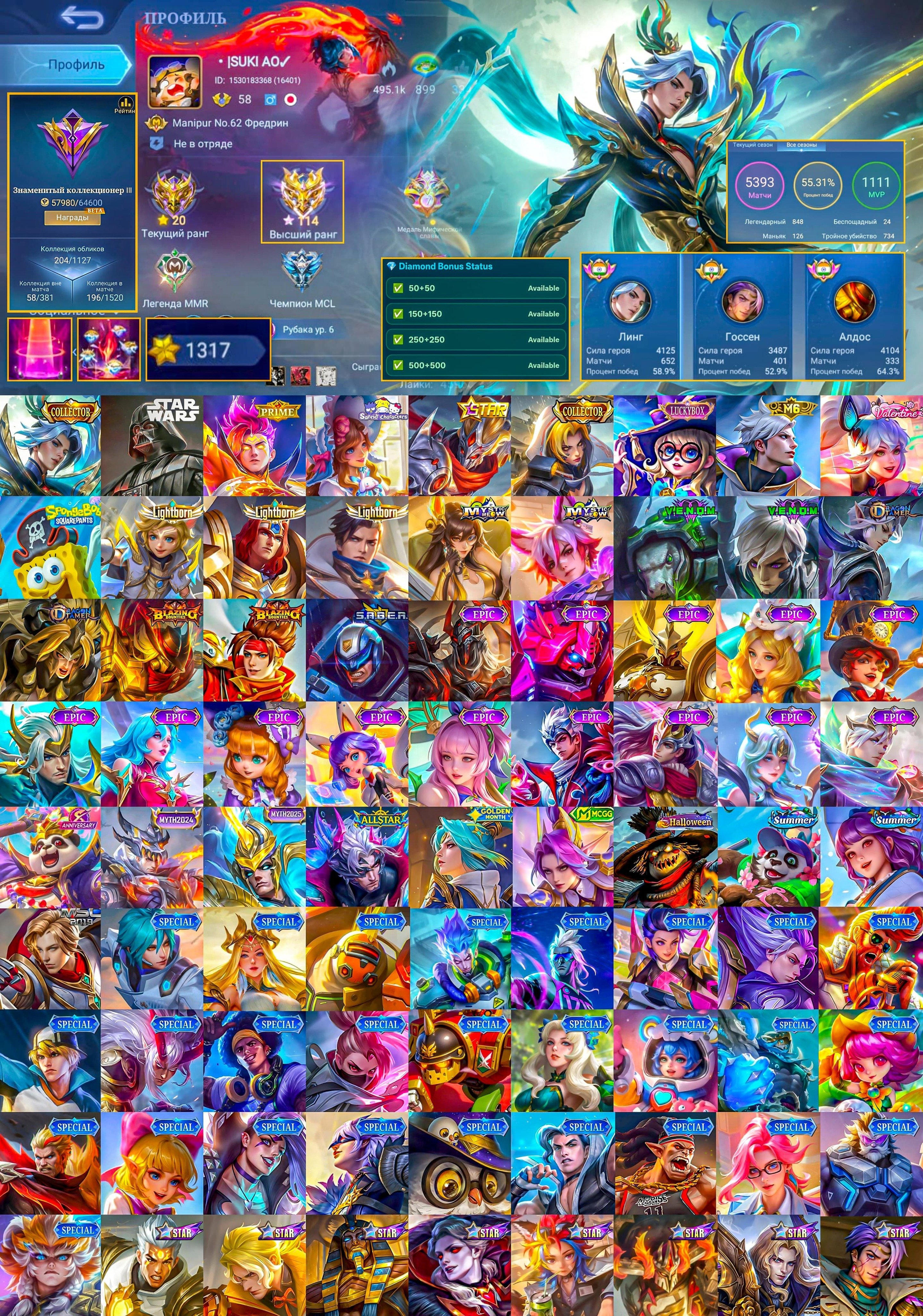 Dart veider Argus jsiwhbwnakOuwgvfjxkak92hbeb, Sale, Rank: Mythical Immortal, Level: 114, Winrate: 58%, Heroes: 80, Skins: 204