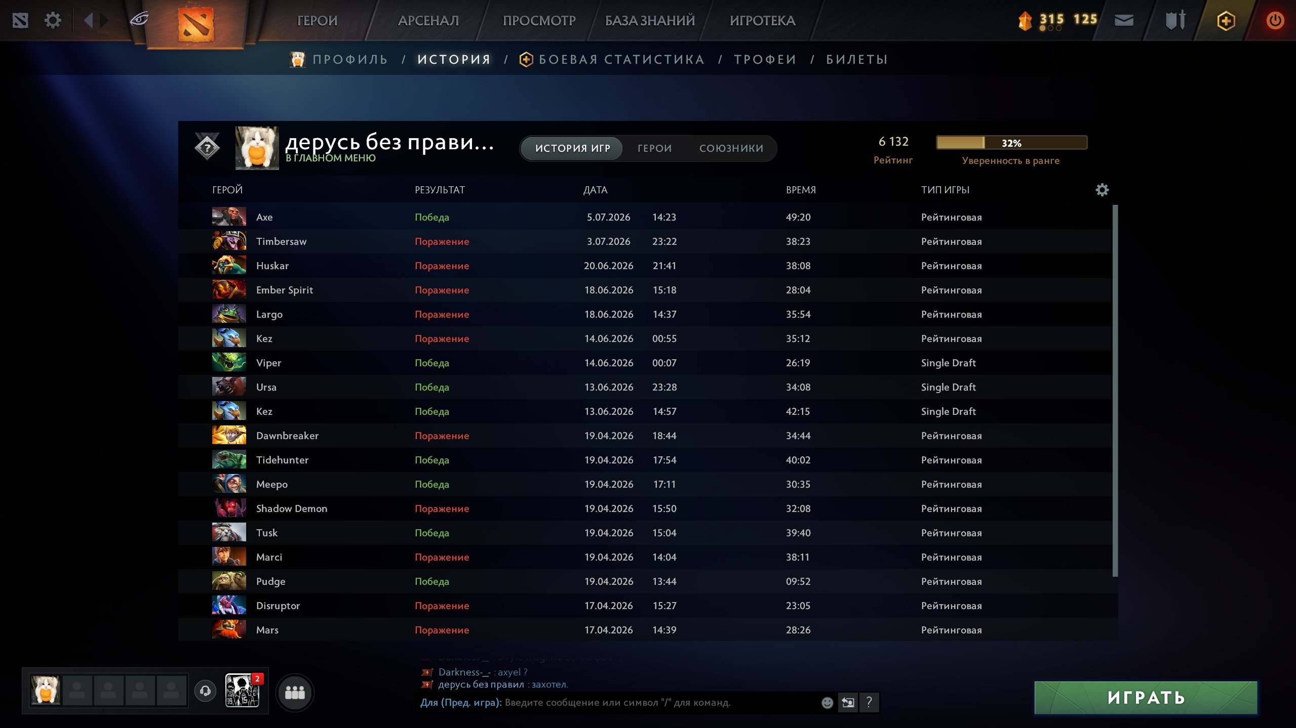 🔥MAIN POOL ACCOUNT WITH TITAN, READY FOR RANKED PLAY🔥 6100 MMR | Trophy Level 44 | EMAIL INCLUDED, Sale, 6132 MMR, 10000 Behavior score, 10000 вежливости, 342 games, 1317 hours