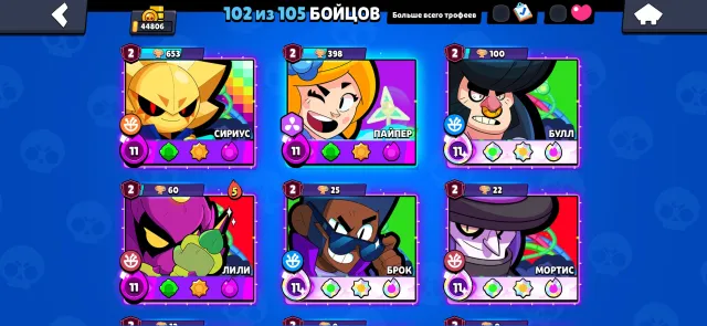 44 k kubkov 4bp plus, trophies 44000, brawlers 102, primes 24