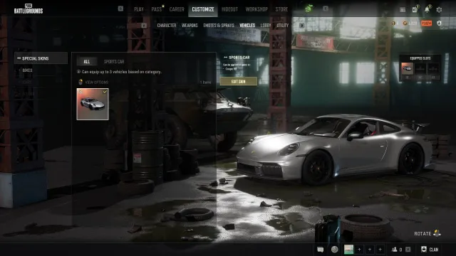 💖PORSCHE CARRERA GTS 911💖🔥XINGHUN SET + PGC 2022 TOP🔥SURVIVOR BASE LOBBY SKIN✅AUTO-DELIVERY✅🔥, Yes BATTLEGROUNDS Plus