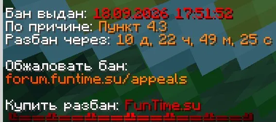 👑 FUNTIME ACCOUNT | PRINCE FOREVER | FULL ACCESS | BAN 4.3.1 (10 DAYS, UNBAN 250₽), Sale, All account data