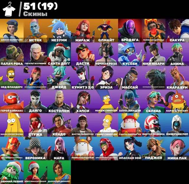 ☘️SIPSONS🍀NEZUMI🍀IMBA ACC☘️【GUARANTEE】🛡️⚡AUTO-ISSUE⚡🎮FULL ACCESS🎮, Sale, skins 58