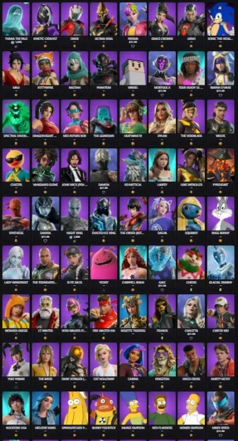 🔥ACCOUNT IN FORTNITE (photos in description)🔥181 SKINS🔥152 EMOTES🔥230 PICKAXES🔥5 PETS🔥5 SHOES🔥, Sale, skins 181