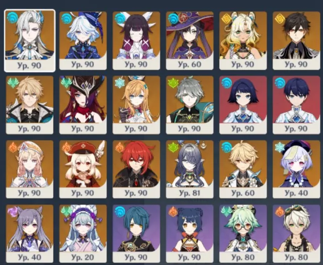 ⭐17 leg ⭐ 6 leg weapons ⭐ full builds + talents ⭐ 💙💧Neuvilet + Furina + Collei💧💙, Any platform, Email linked, Iter, Levelled up, AR 58, Event 3, Primogems 5437