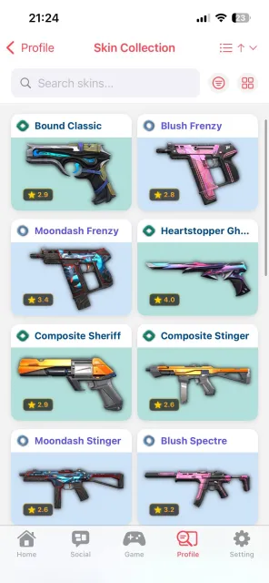 3 knives butterfly vandal charopunk,flowers, Sale, Iron 3, Agents: 16, Skins: 23