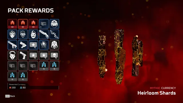 🍀 【150 HEIRLOOMS SHARDS 】44 LEGEND SKINS♦️ EA APP + PSN♦️ ПОЛНЫЙ ДОСТУП 🔑, Новичок, 174 уровень, Реликвия: Есть