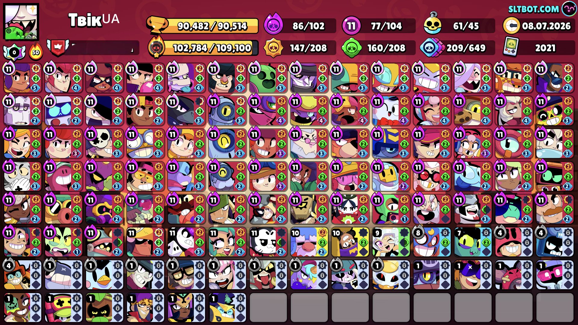 PRO RANK THIRD PRIME PIN FOR RANK 35, KARAVEL ROSE🎃, trophies 90000, brawlers 104, primes 78