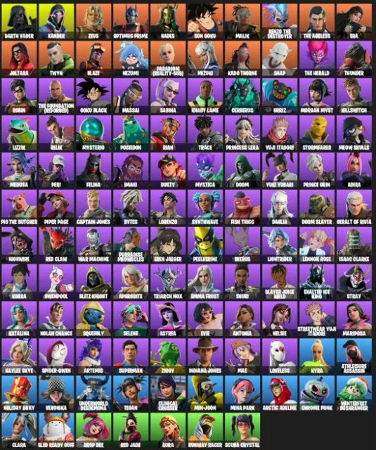 🌸129 SKINS💎Naruto Uzumaki💎Personnalisation💎Reine Cube💎【GARANTIE】💎【DELAI】💎🌸✨【ACCÈS COMPLET】✨, Vente, skins 129