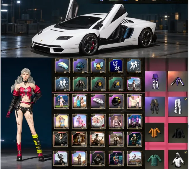 ✅⭐ Lamborghini спортивный автомобиль + первый уровень Glasy ✅⭐, Нет BATTLEGROUNDS Plus