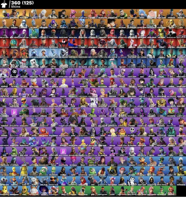 🤖EMAIL CHANGE+GUARANTEE🤖MANY PURCHASED SKINS🤖SKELETON🤖CARP🤖SKIING🤖HARLEY BAT🤖, Sale, skins 360