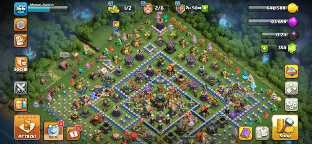 Top account with top gear and upgrades, 17 TH Home Village, 10 TH Builder Base