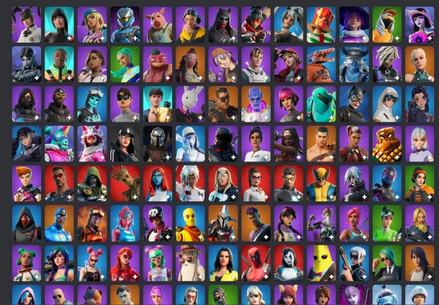 🔥Galaxy🔥Rogue Spider Knight🔥Glow🔥Wonder🔥Ikonik🔥Minty🔥320+ sikin🔥Eski PVE🔥Kişisel hesap!, Satış, sikin 323