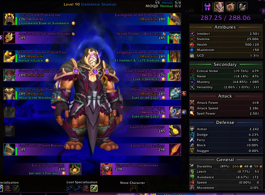 WTS elemental shaman 287ilvl 3400 io ,10 days game time,282ilvl resto shaman 2700 io, 90 level, Dwarf, Shaman