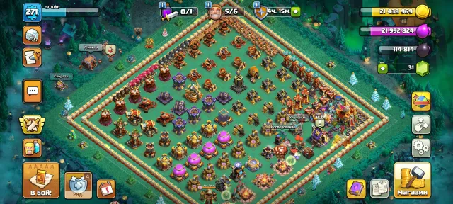 🛡️ TH16 | HEROES 95/95/68/70/43/12 | 11 SKINS | 5 VILLAGE SCENERIES | TOP-TIER EQUIPMENT 🛡️, 16 TH Main Village, 10 TH Builder