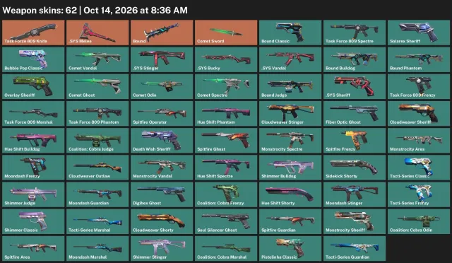 62 SKINS + 4 KNIVES ▪ RANK GOLD 3, Sale, Gold 3, Agents: 23, Skins: 62