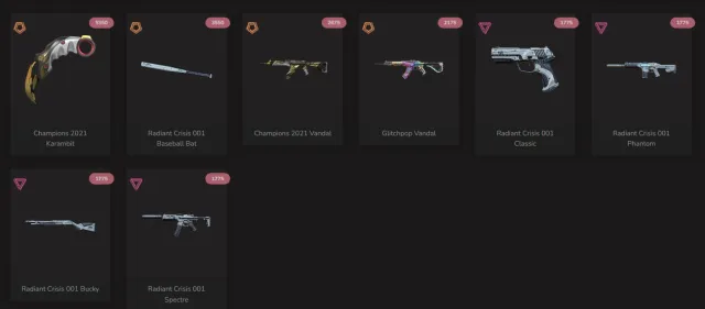 🎊 CHAMPIONS 2021 🎊 | KARAMBIT + VANDAL - FULL Radiant Crisis 001 Bundle - GlitchPop Vandal, Продажа, Золото 3, Агентов: 10, Скинов: 8