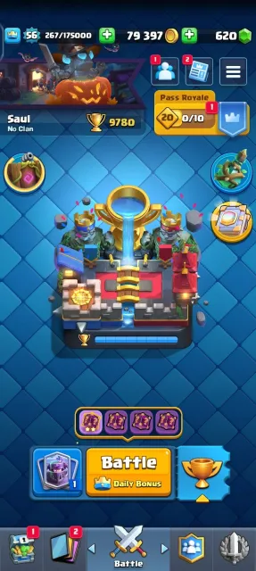 👑 KT 15 •⚜️LV 56 🧬11 Evolution/49 Lv14/8 Lv15🏆 9780 Trophies • 🃏• 🏟️ Arena 24⚡ Instant Delivery, 24 арена, 56 уровень, 9780 кубков, 121 карт, Есть