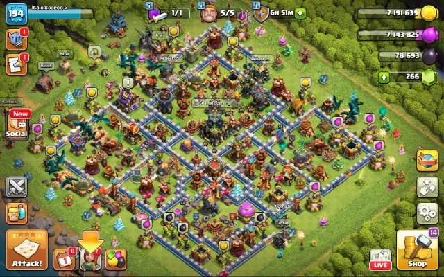17 TH | 194 LVL | 86/84/55/65/44/1 | top gear, 17 TH Home Village, 7 TH Builder Base