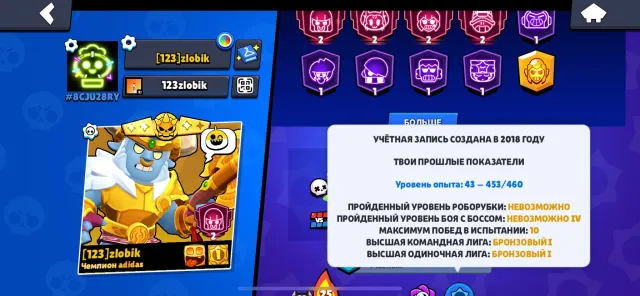 Akk oldnfncbcn 288373 dndjbdbdd, trophies 39617, brawlers 88, primes 13