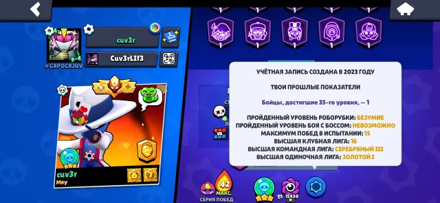 Selling my account with 30k+ donation, 52000 trophies, 106 brawlers, 19 primes