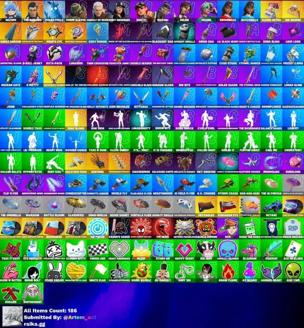 SWEET PRICE \\ ALL PICKAXE SKINS ON SCREEN, Sale, skins 12