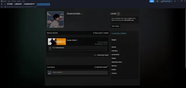 CLEAR STEAM PROFILE/5YEAR BADGE/NO PRIME/FACEIT LVL 3 0 GAMES/GOOD FOR MAIN