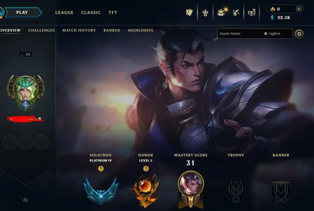 🔑EUW🔑70% Winrate🔑S16 Platinum IV🔑Emerald II MMR🔑Handleveled🔑41 Champs🔑47 Skins🔑#1335, Продажа, уровень 35, чемпионы 41, скины 47, Платина