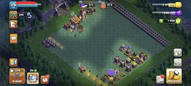 🌿✔️14 TH🌿178 LVL🌿6 BUILDERS🌿HEROES 85/85/60/60/30 🌿SEE DESCRIPTION🌿