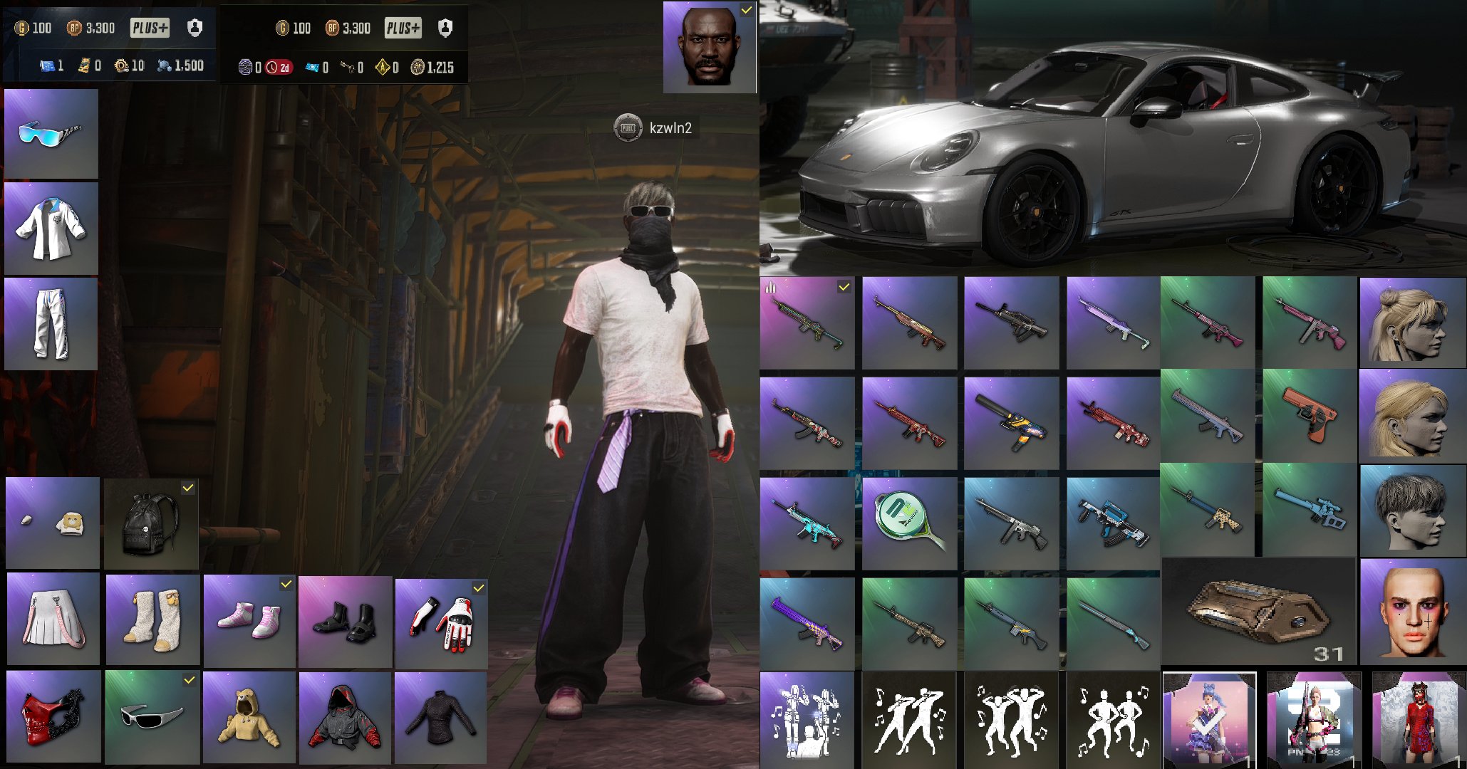 💖PORSCHE CARRERA GTS 911💖🔥JONATHAN KAMAU🔥COSY CUB SET🔥PNC 2024 Gloves + NEON MINI14✅AUTODELIVERY✅🔥, No BATTLEGROUNDS Plus