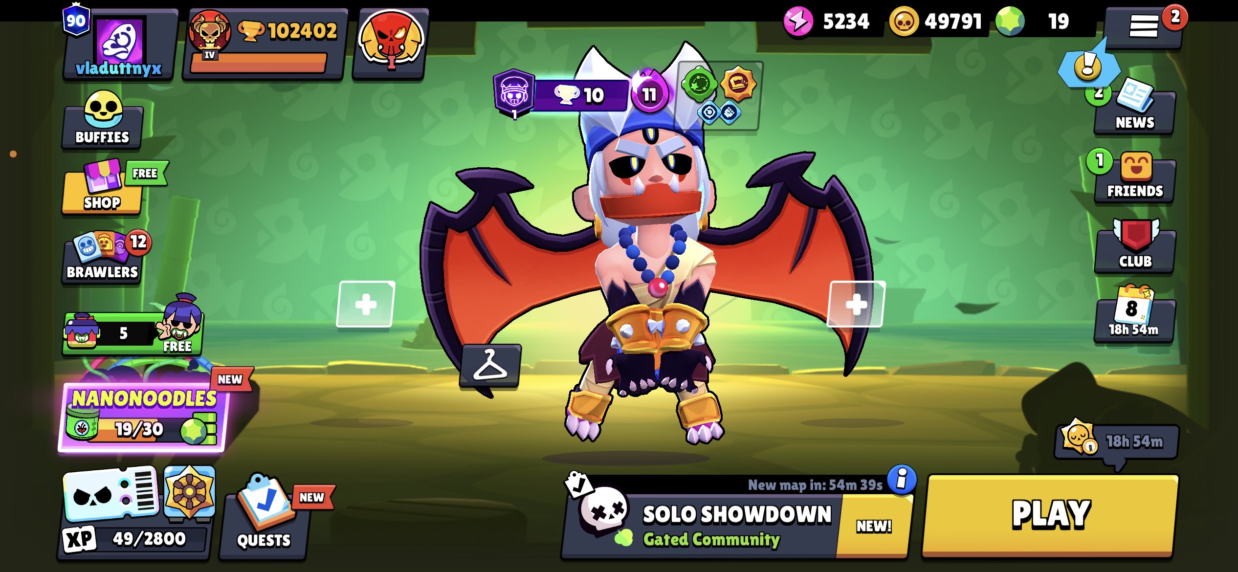 Top account for that price, trophies 102400, brawlers 104, primes 90