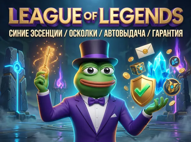 ✅🐸💯 【 LOL RU 】 📦 10 LVL ⚡ STARTER 💎 63.5K BE + 21 CHAMPION SHARDS 🛡️ AUTO DELIVERY ✅🐸💯, Sale, level 10, champions 13, skins 1, Unranked